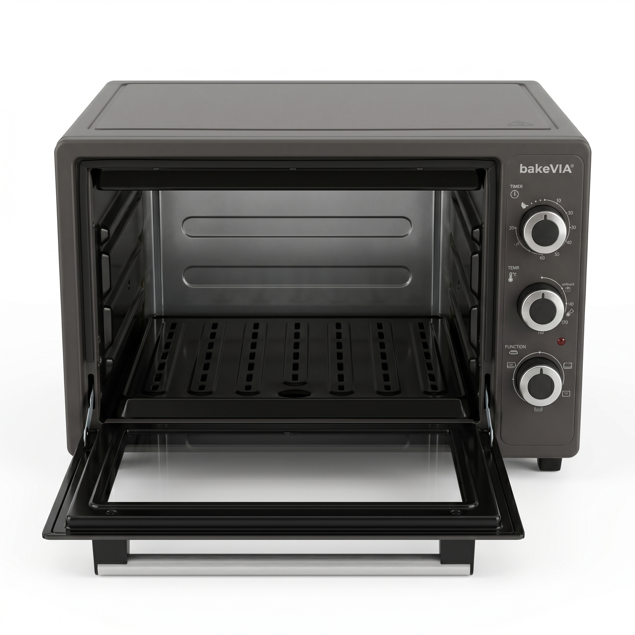 bakeVIA Minibackofen 35 L – Freistehend mit Umluft & Grill