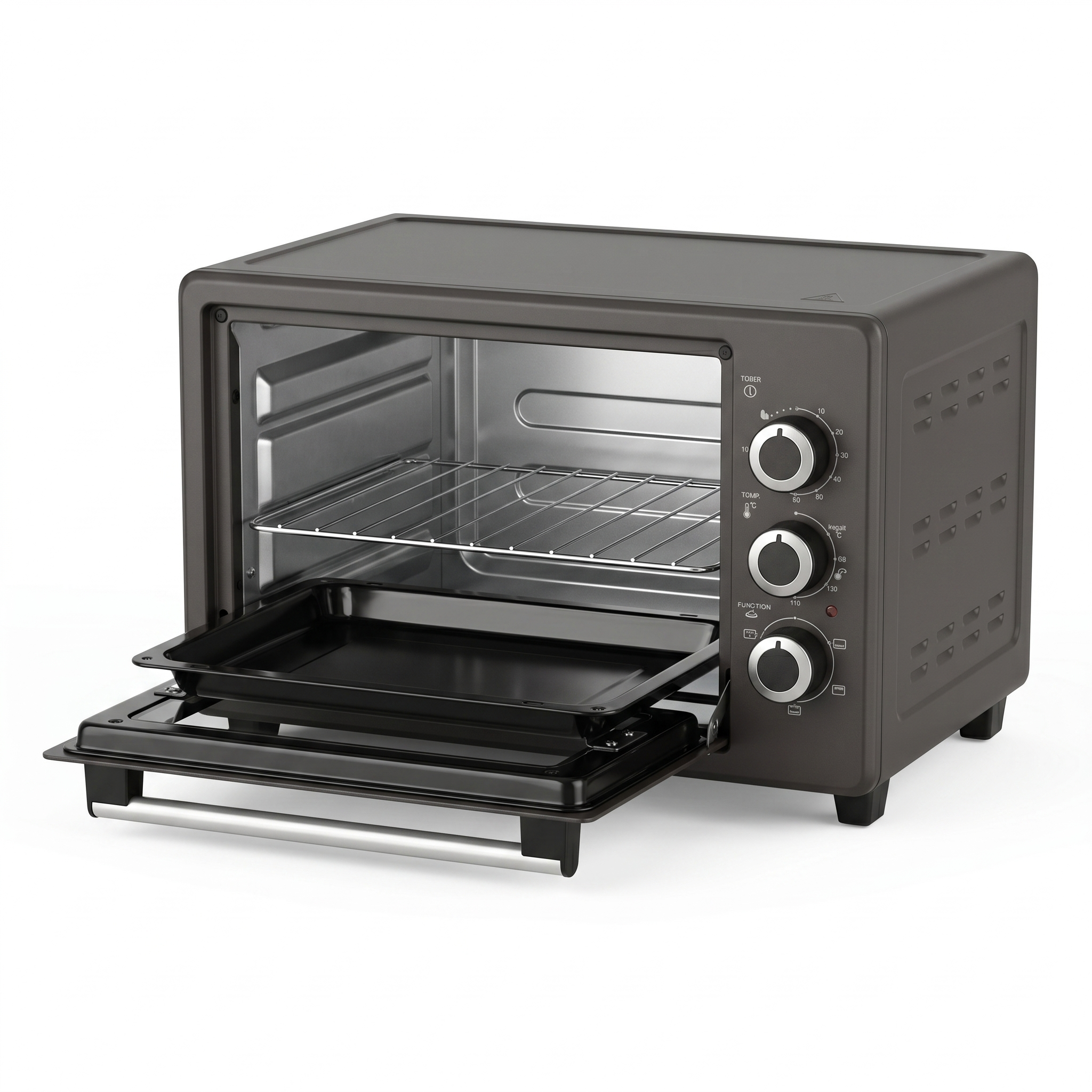 bakeVIA Minibackofen 25 L – Kompakt mit Umluft & Grill