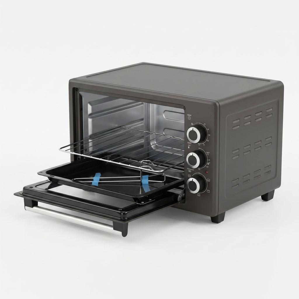 bakeVIA Minibackofen 25 L – Kompakt mit Umluft & Grill