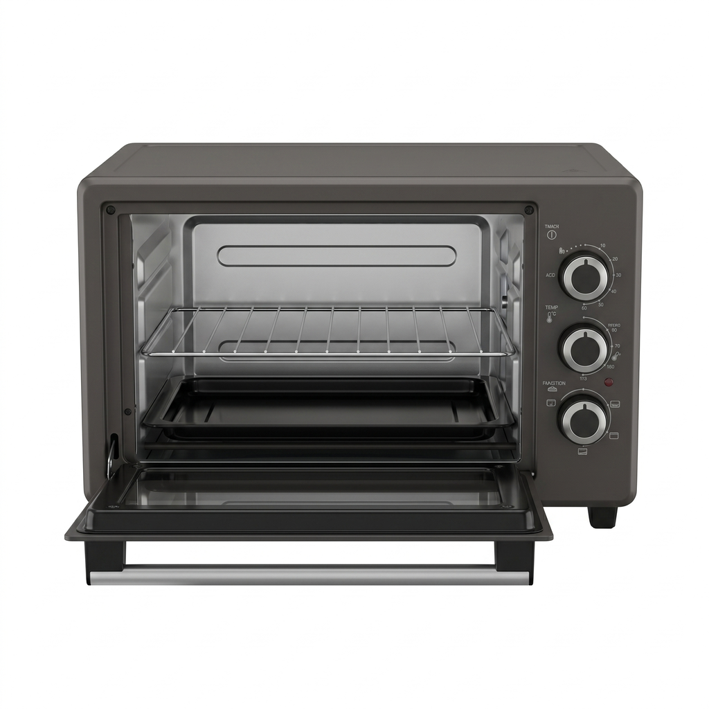 bakeVIA Minibackofen 25 L – Kompakt mit Umluft & Grill