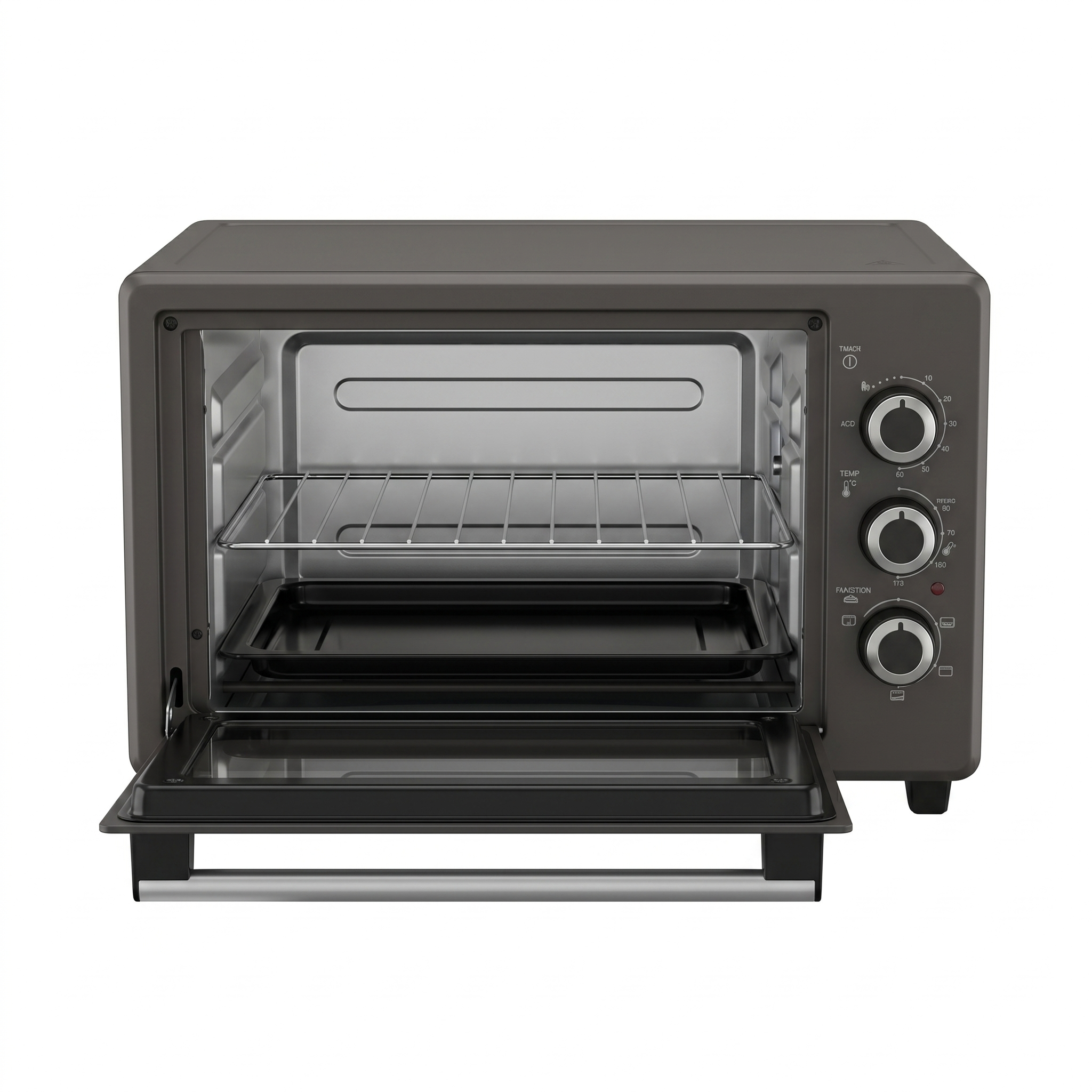 bakeVIA Minibackofen 25 L – Kompakt mit Umluft & Grill