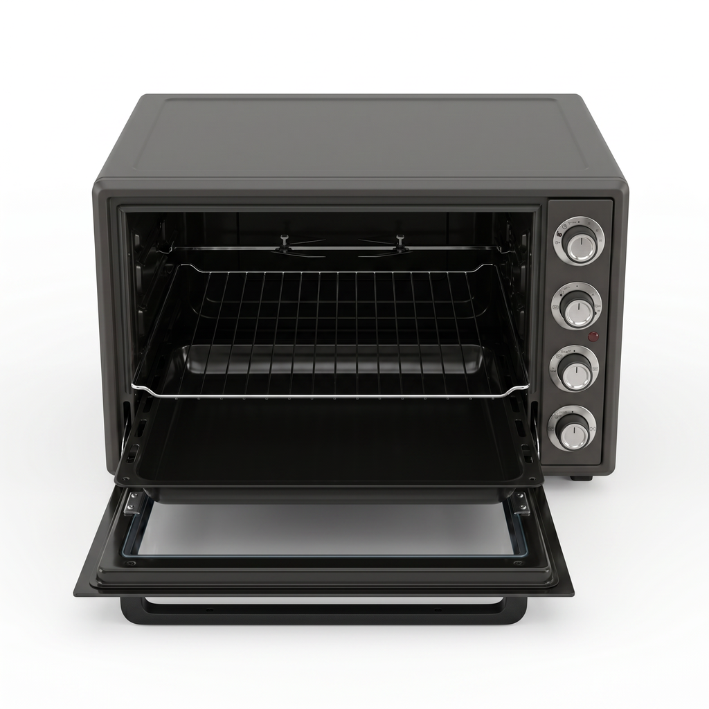 bakeVIA Mini-Oven 60 L – Met draaispit & 6 standen