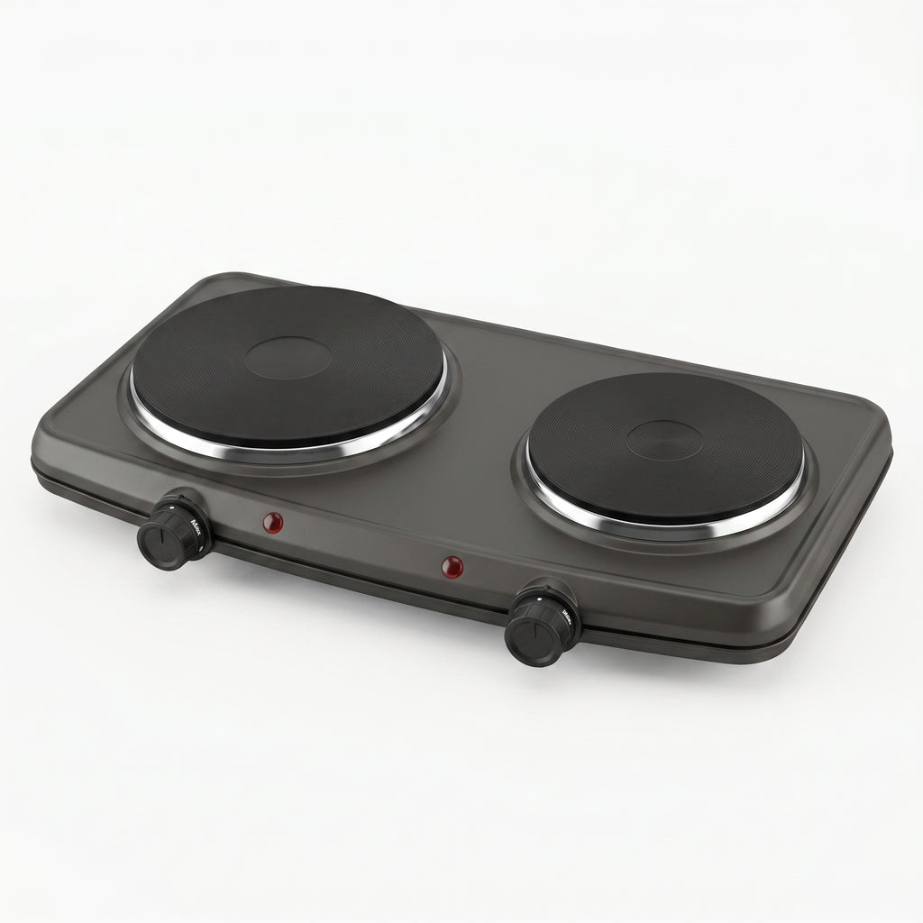 bakeVIA Double plaque de cuisson 2500 W – 2 zones, réglables indépendamment