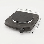 bakeVIA Plaque de cuisson individuelle 1500 W – Compacte & portable